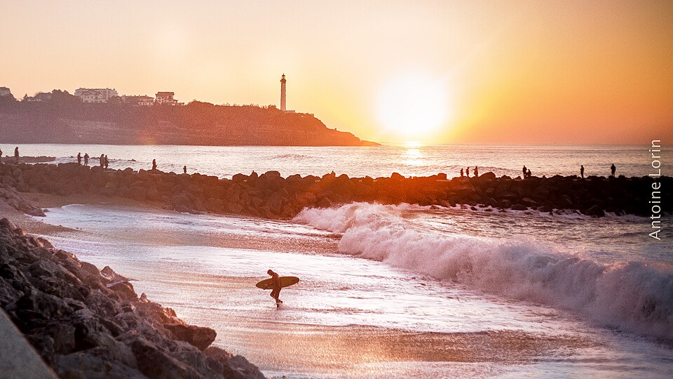 Spot de surf Les Corsaires à Anglet