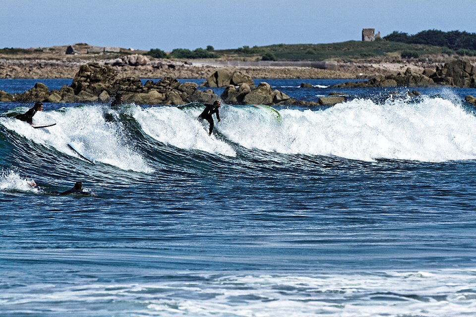 Spot de surf Mogueriec - La Mauvaise Grève à Sibiril
