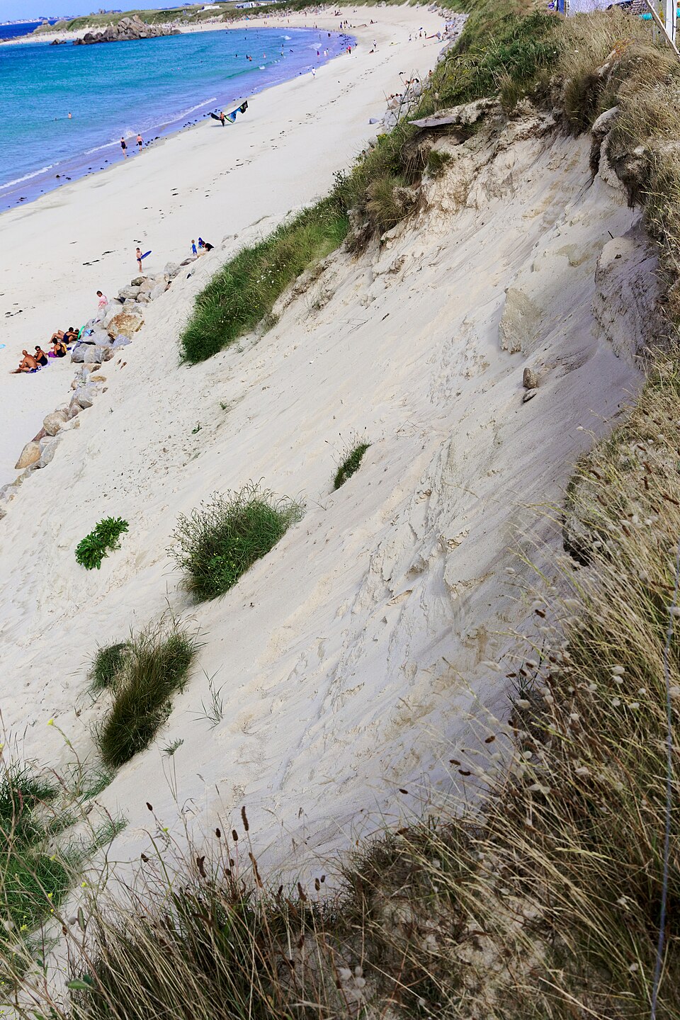 Spot de surf Plage des amiets à Cléder