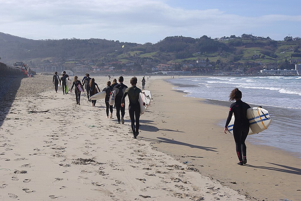 Spot de surf Sokoburu à Hendaye